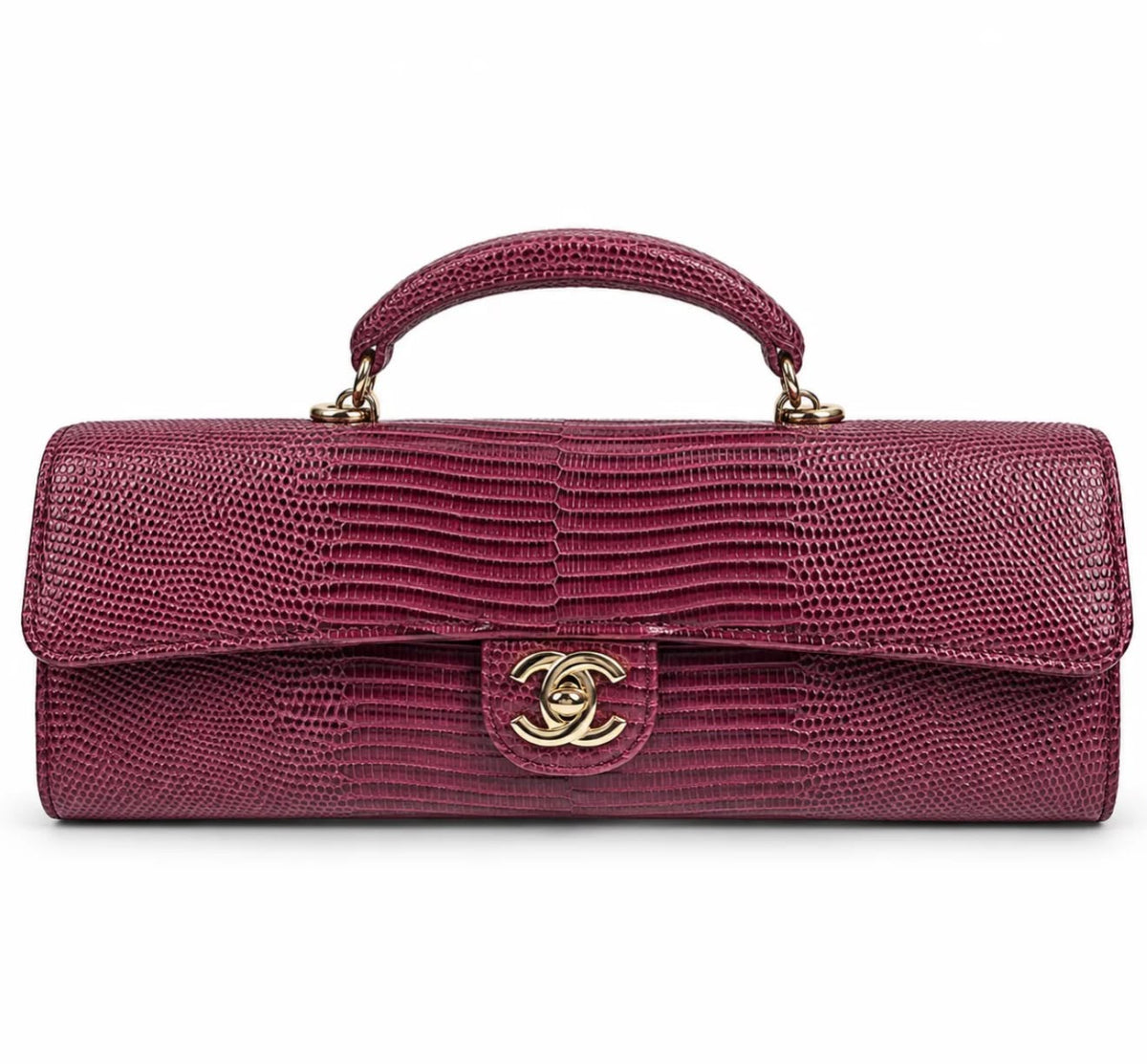 حقيبة شانيل من جلد السحلية