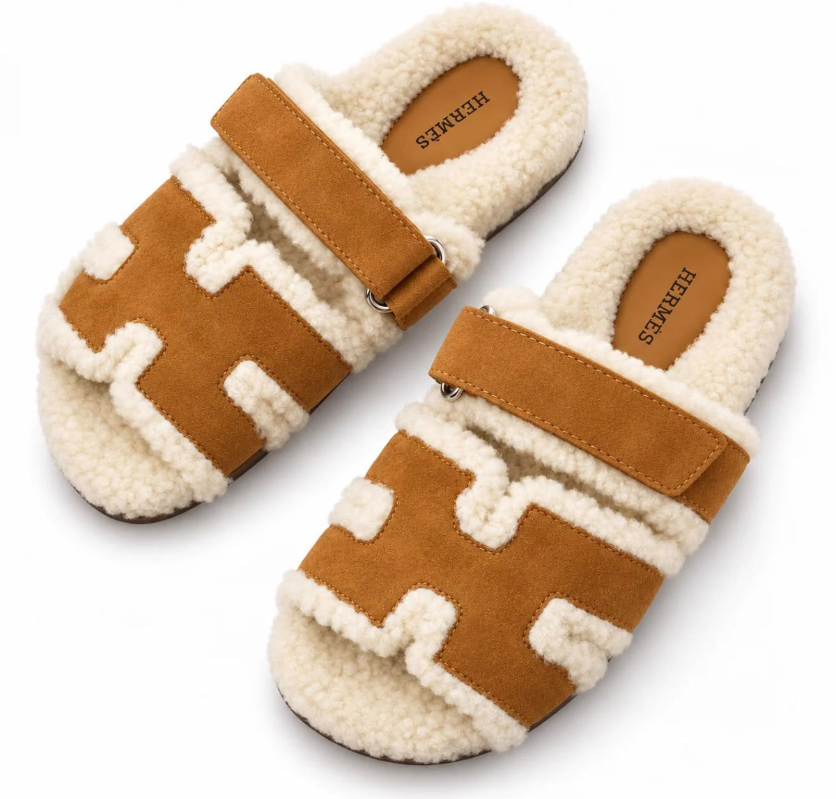 Hermes chypre suede sandals