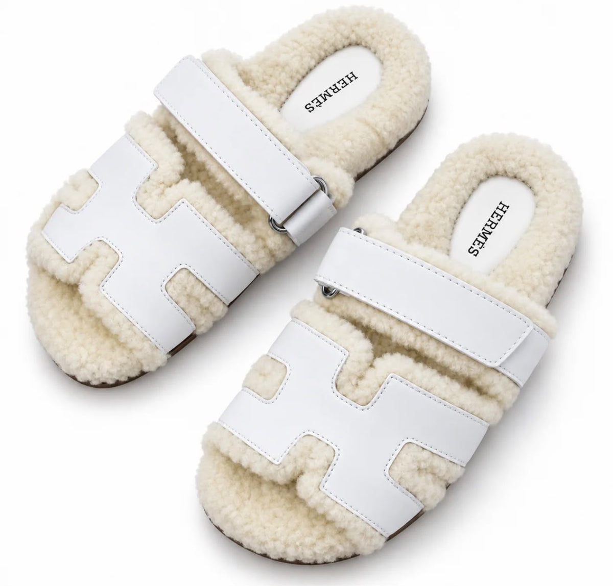 Hermes chypre suede sandals