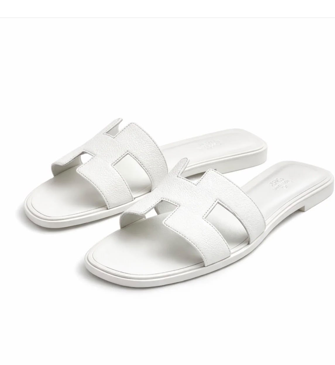 HERMÉS ORAN SANDALS-White